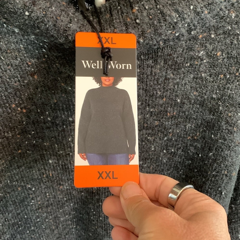Well‎ Worn oversized sweater. NWT. Retail 48 - Picture 4 of 10